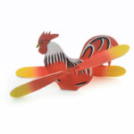 Lesen petelin - rdeč