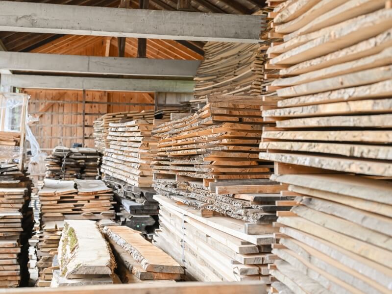 leseni izdelki in priprava